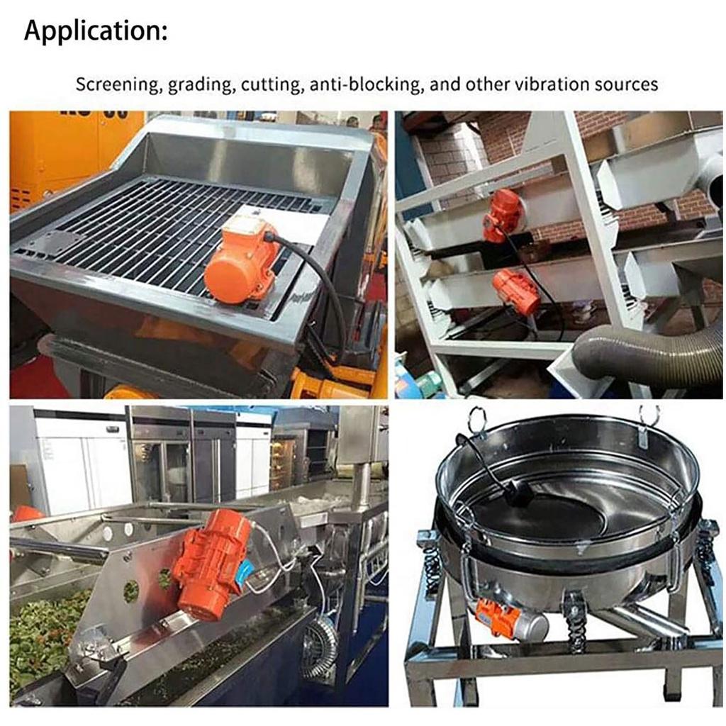 Вибрационный двигатель 20/40/60 Вт, 220 В с регулируемой скоростью для торкрет-машины, машины подачи, стиральной машины