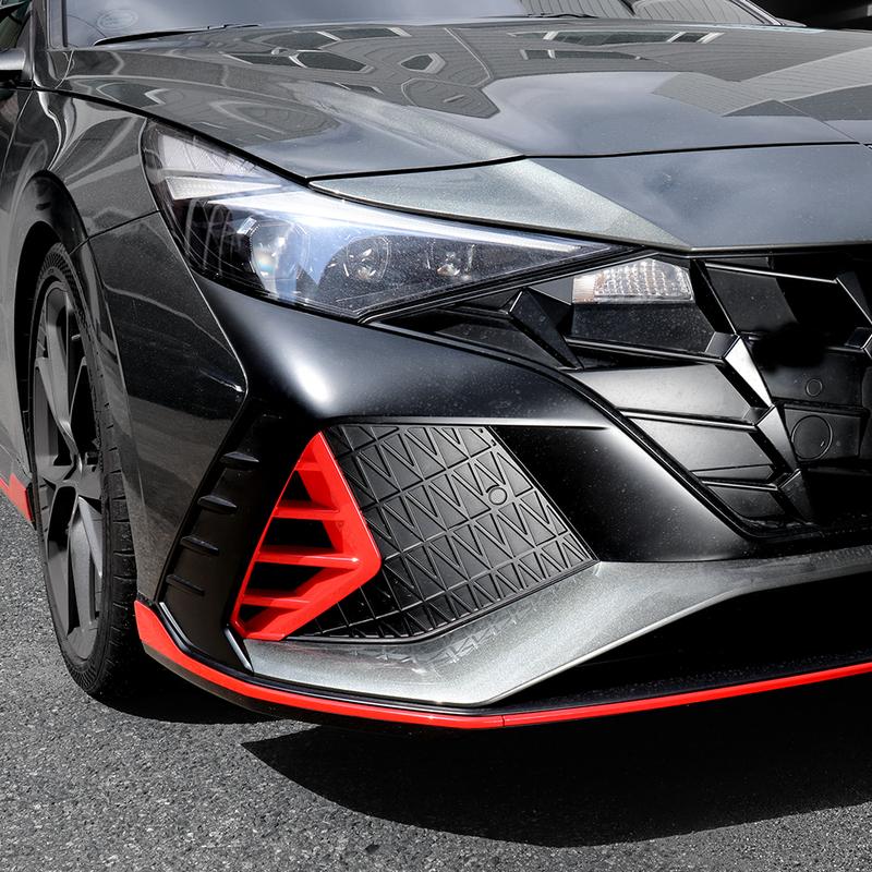 Декоративная накладка на передний противотуманный фонарь для Hyundai Elantra CN7-N Line 2020-2025, Аксессуары для автомобиля, Апгрейд