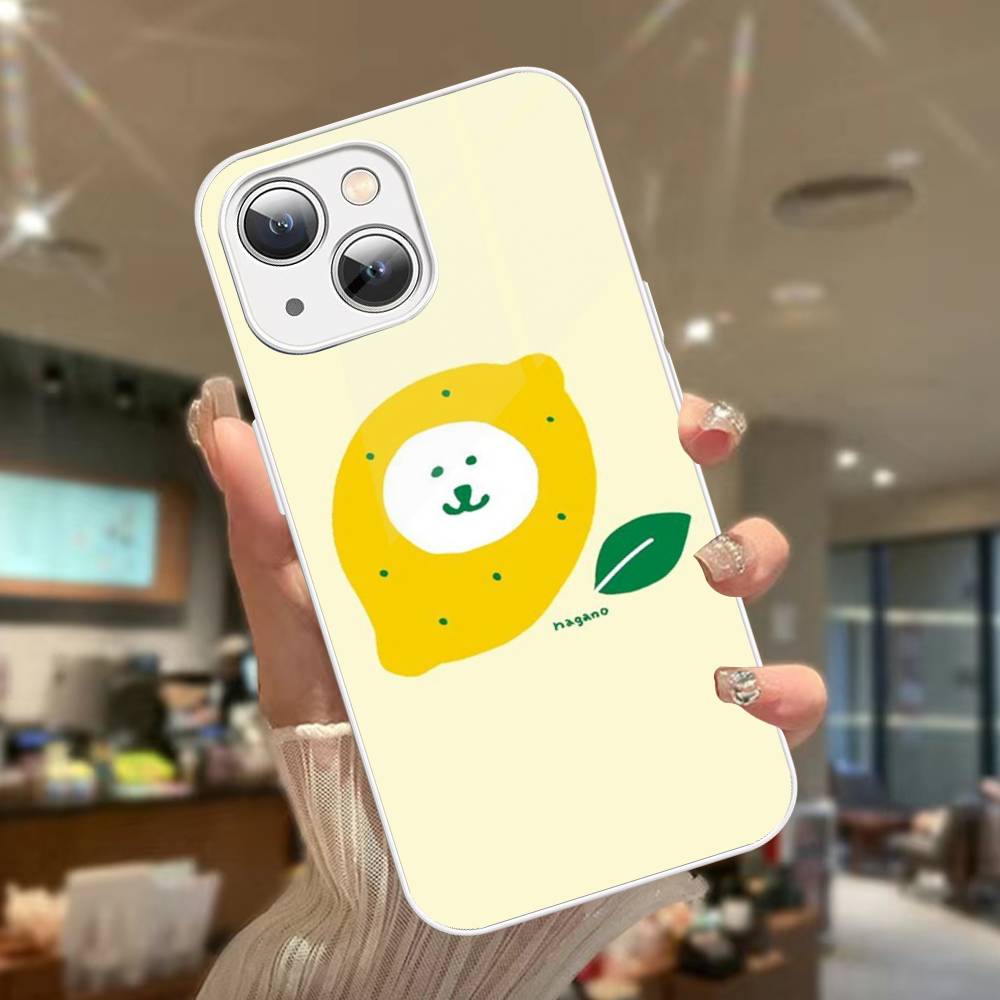 Милый белый медведь-шутник Для IPhone 14 13 12 Mini 11 Pro XS Max X XR 14 Plus Закаленное стекло