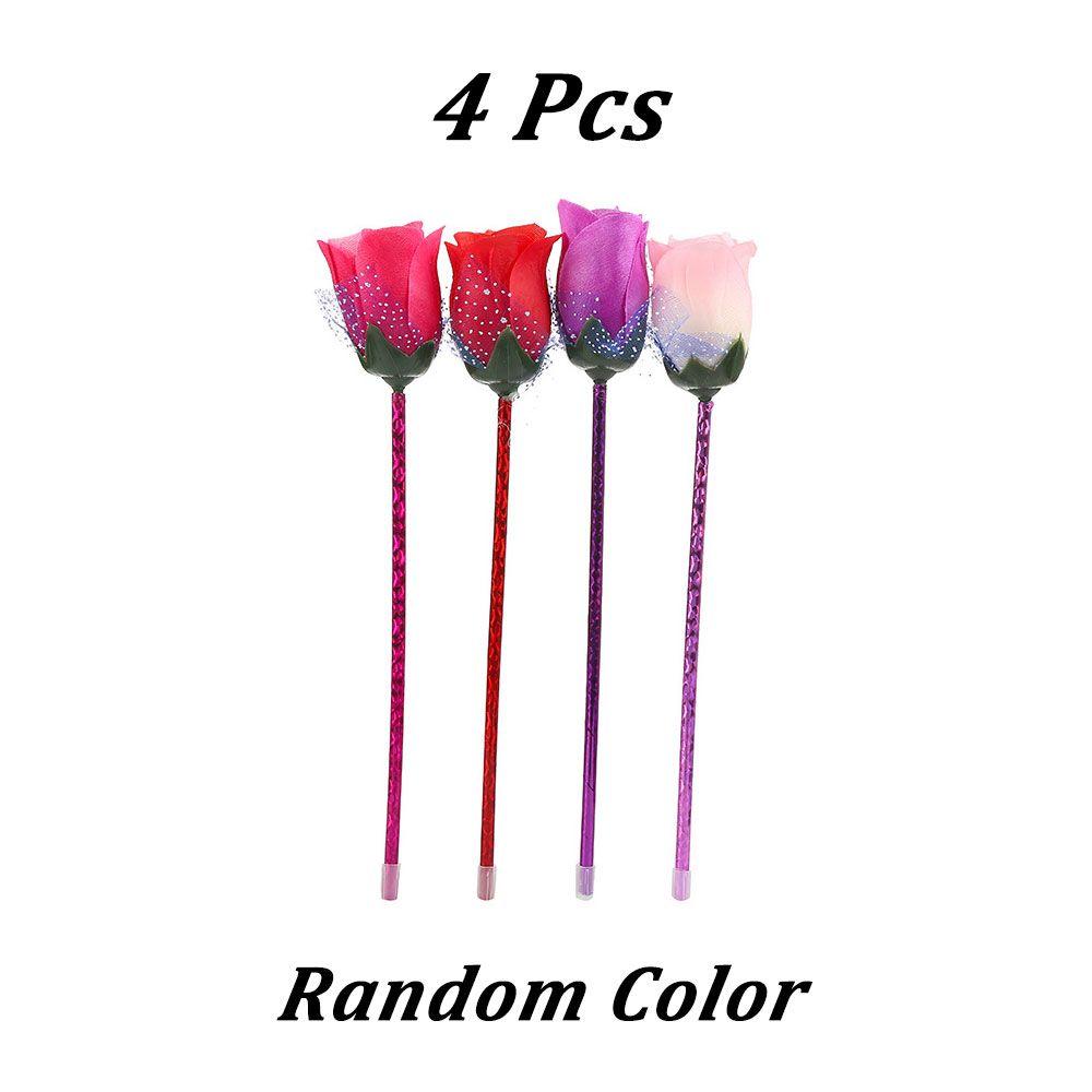 Creative Office Supplies School Stationery Ballpoint Pen Rose Flower Valentine's Day