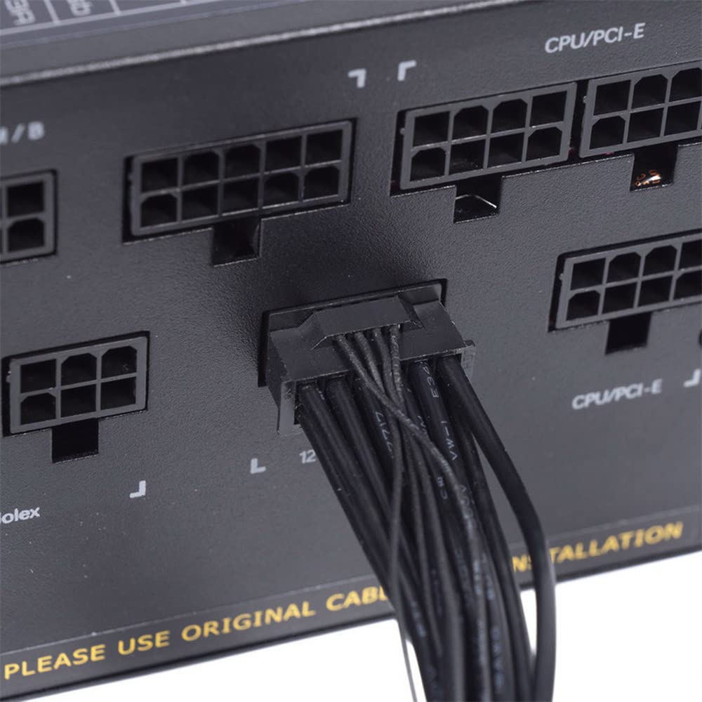 Cablecc 12VHPWR модульный кабель питания для двух ATX 8Pin 3080 3090TI PSU 16Pin видеокарты ATX3.0 PCI-E 5.0 12+4P