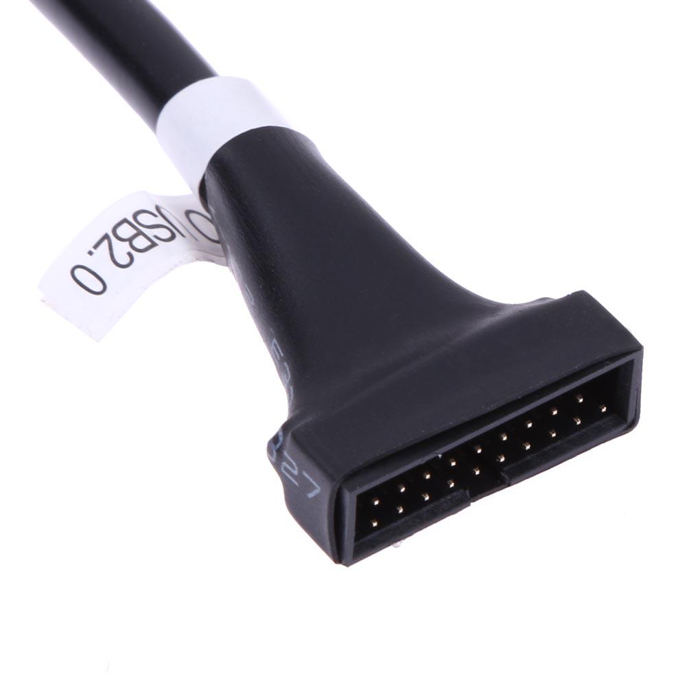 20-контактный разъем USB папа на 2.0 9-контактный разъем мама кабель-разветвитель адаптер конвертер для аксессуаров бытовой электроники