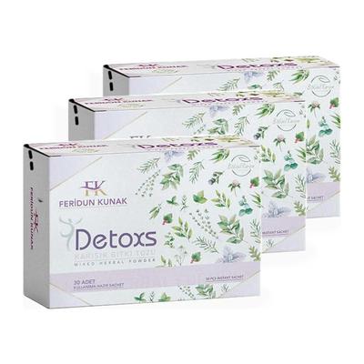 Детокс смешанный травяной порошок смешанный травяной чай 30 шт. в упаковке по 3 шт.