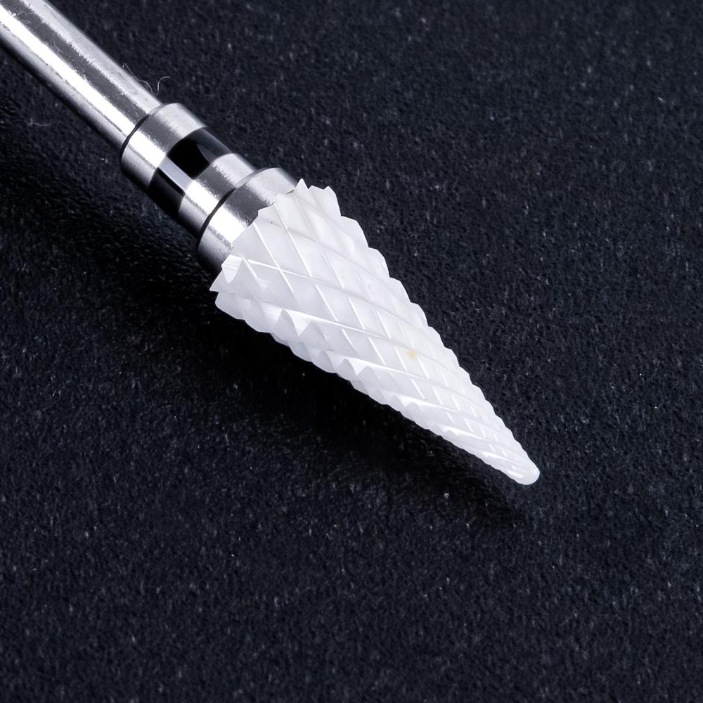 Керамическая фреза, маникюрные сверла для ногтей, электрические пилочки для ногтей, розовые, синие, шлифовальные насадки, фрезы, резак, аксессуары для заусенцев