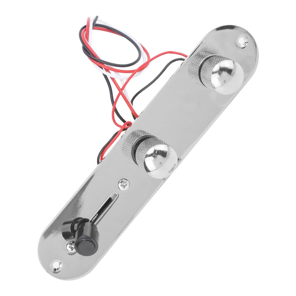 Guitar Control Plate Metal for TL Chrome Plated Prewired Circuit Board Replacement Accessories