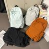 Школьный рюкзак для студентов, однотонный, большой вместимости
