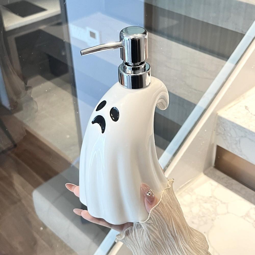Empty Ghost Dispensing Bottle 380ML Shampoo Cosmetic Split Bottle Bathroom Supplies