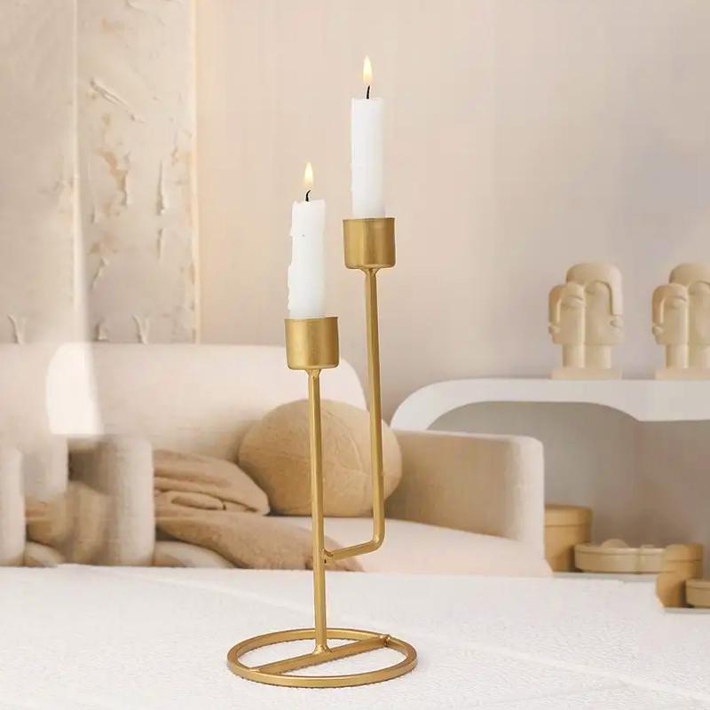 1шт кованый подсвечник для домашнего декора железный подсвечник для домашнего декора золотой черный конический подсвечник скандинавский