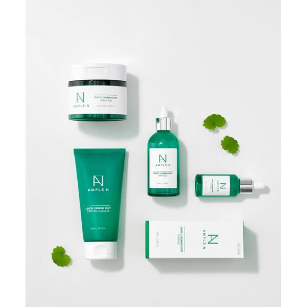 Amplen Centella Calming Shot Успокаивающий первый очищающий гель 150 мл