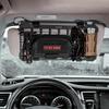 PETAC GEAR Car Sun Visor EDC Organizer Automotive Rigid Seatback Tactical Gear Truck Mount Panel Organizer, Rack, (Black)