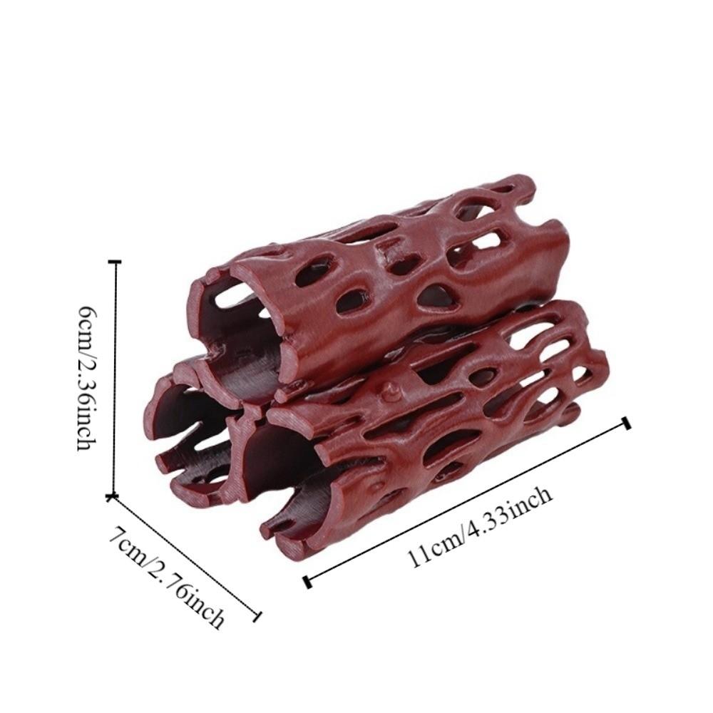 Simulation Shrimp Hiding Cave Tree Trunk Shape Fish Breeding Cave Fish Tank Landscaping