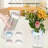 1/2 шт., силиконовый держатель для цветочных композиций, многоразовая ваза «сделай сам», букет, спиральный держатель для стебля икебаны, цветочная аранжировка, сетка, инструмент для фиксации растений