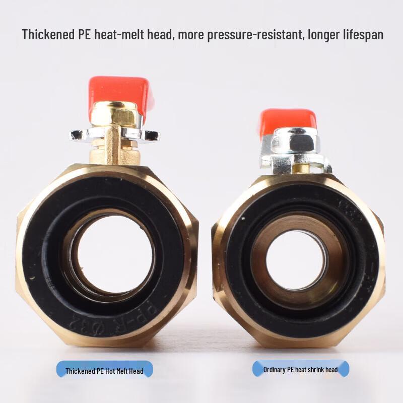 Thickened PE Copper Ball Valve