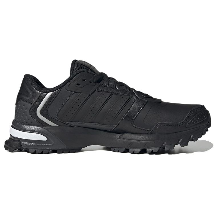 Adidas Marathon 2K Outdoor Comfortable Trendy Leather Durable Lightweight Low-Top Trail Running Shoes Men Sneakers Black HQ4669