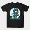Мужская черная футболка с принтом Bluey Jacksonville Jaguars День игры M10694 Печать на трансферной бумаге без вырезки Хлопковая футболка