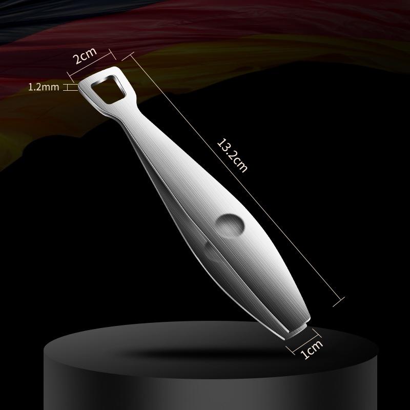 Кухонный пинцет из нержавеющей стали 304 для удаления волос и рыбных костей