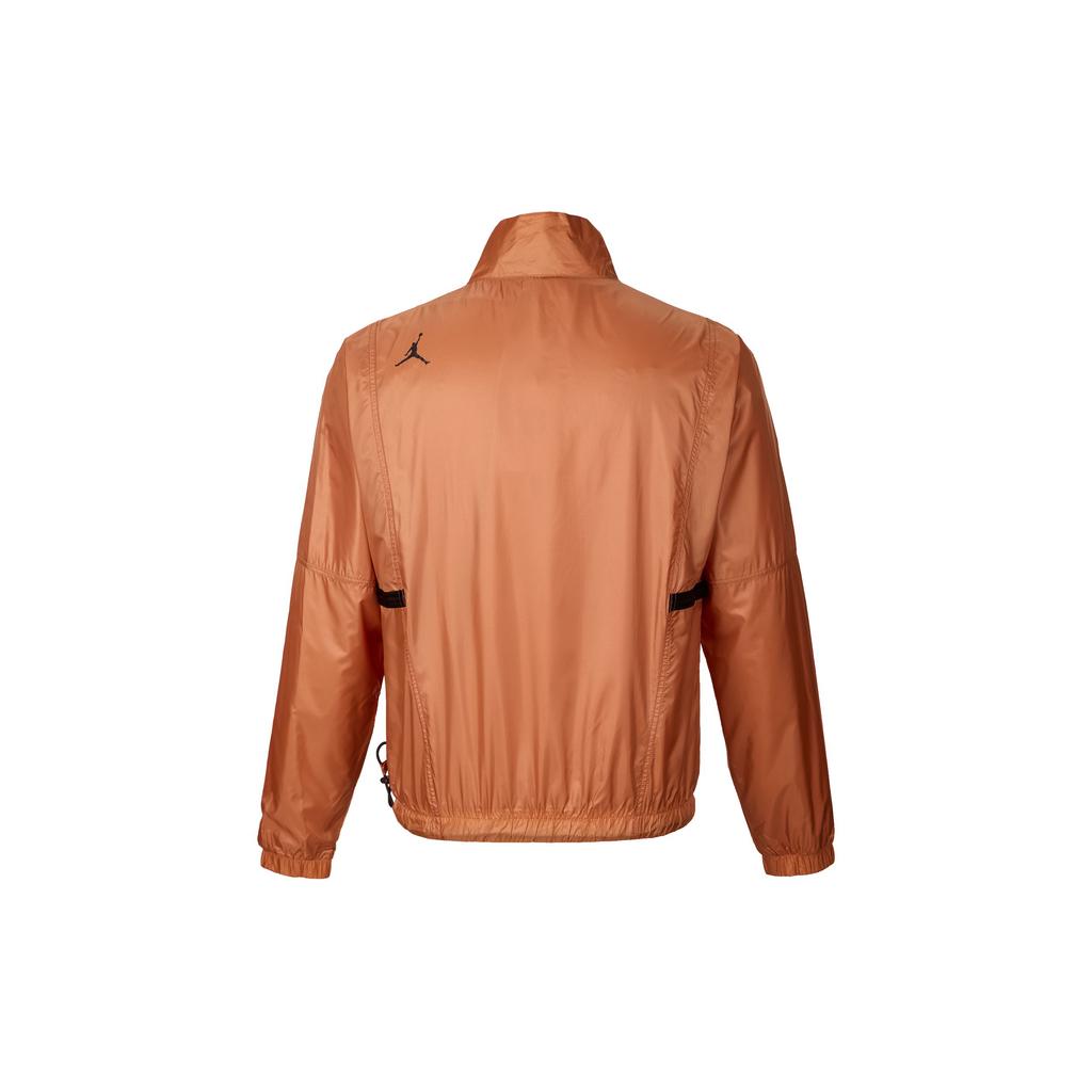 Jordan SS22 Твердая мужская куртка с воротником-стойкой на молнии, верхняя одежда оранжевого цвета DM1864-872