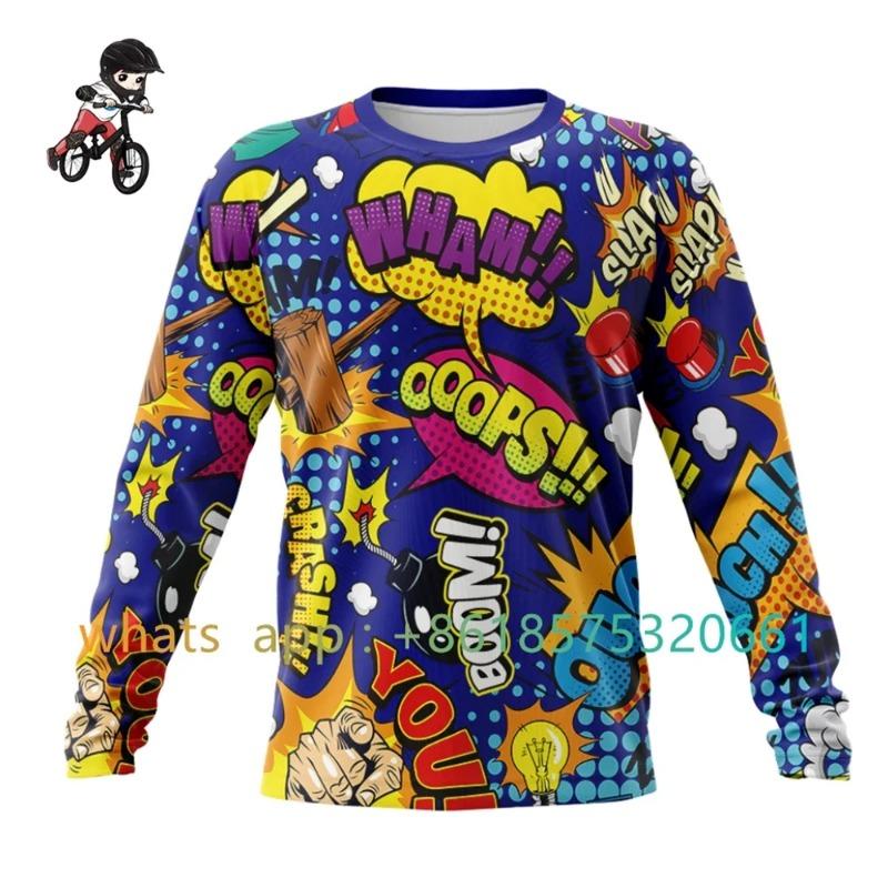 Kids Downhill Jerseys Ciclismo Mtb Offroad Dh Motorcycle Jersey T-shirts Bmx Bike Clothes For Children Ciclismo