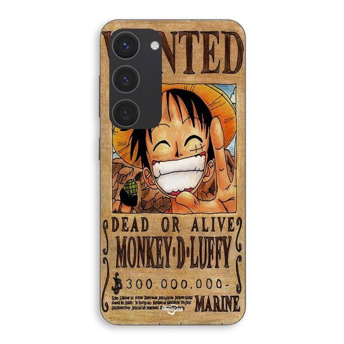 Coque Pour Samsung Galaxy S23 Plus One Piece Wanted Poster Monkey D. Luffy Maniacase