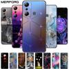 Для Infinix Hot 20i Чехол-бампер На Для Infinix Hot 20S / 20 Pro / Hot 20 4G Чехол Мягкий Силиконовый Задний Чехол TPU Coque Fundas