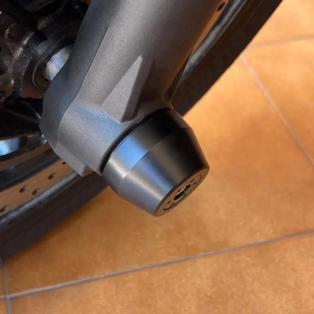 Для YAMAHA MT-07 FZ-07 2014-2019 2020 2022 2023 Мотоцикла Слайдеры передней оси Слайдеры (бобышки) маятника задней вилки Защита от падения