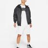 Nike Спортивная одежда Windrunner Training с капюшоном из тканой куртки Мужская верхняя одежда черная DA0002-010