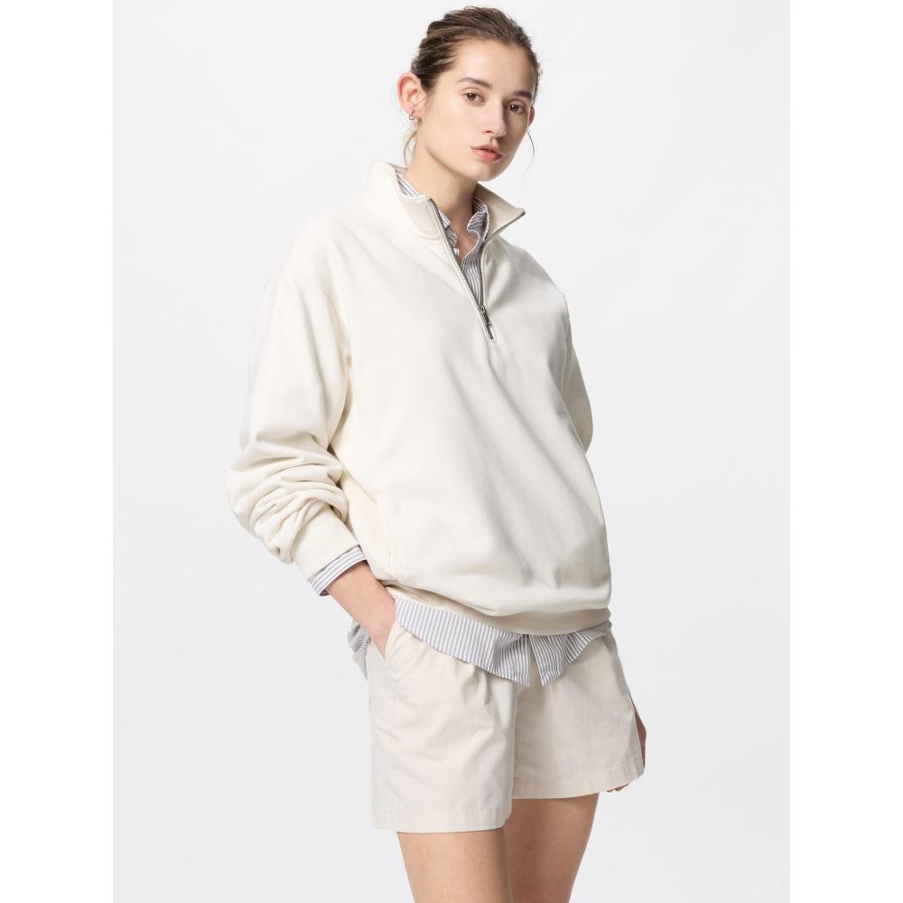 Uniqlo Укороченные брюки из хлопка Easy