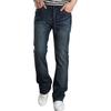 Men's Flared Jeans Boot Cut Leg Flared Jeans Male Designer Classic Denim Jeans Size 28-36 38
