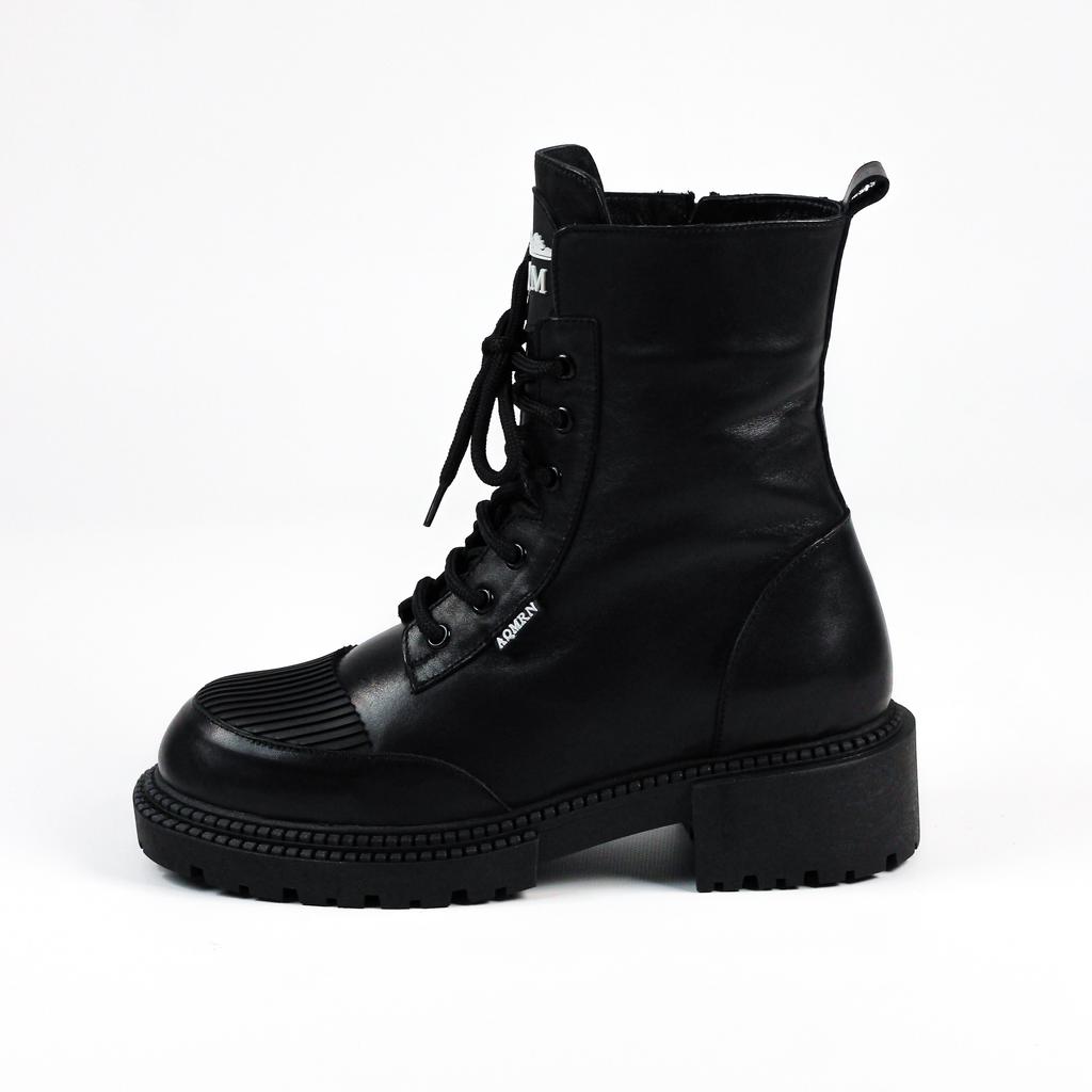 Winter Boots Aquamarin 308 36 Black Leather