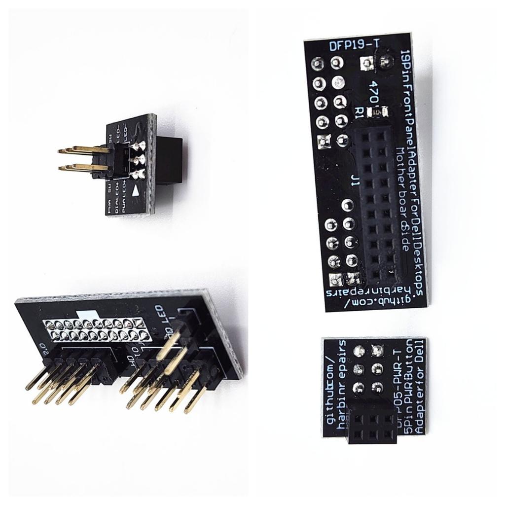 2X Front Panel Adapter Kit For Dell Optiplex 7010 9010 7020 9020&Precision T1700