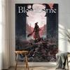 Классическая игра Bloodborne Цветной Гобелен Настенное Полотно Хиппи Цветок Настенные Ковры Декор Комнаты Общежития Настенное Искусство Декор