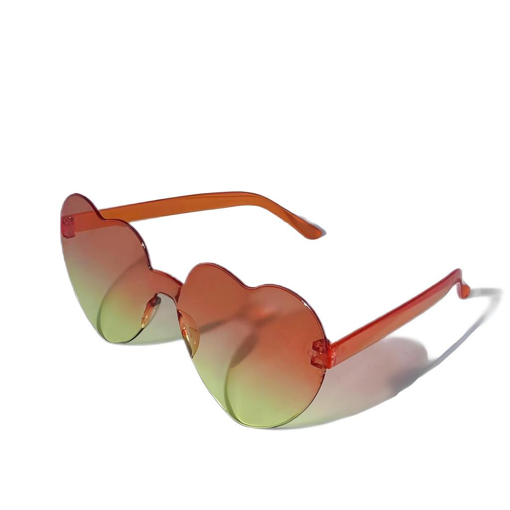 Модные солнцезащитные очки в форме сердца в европейско-американском стиле для женщин - Маскарадная вечеринка и забавные очки