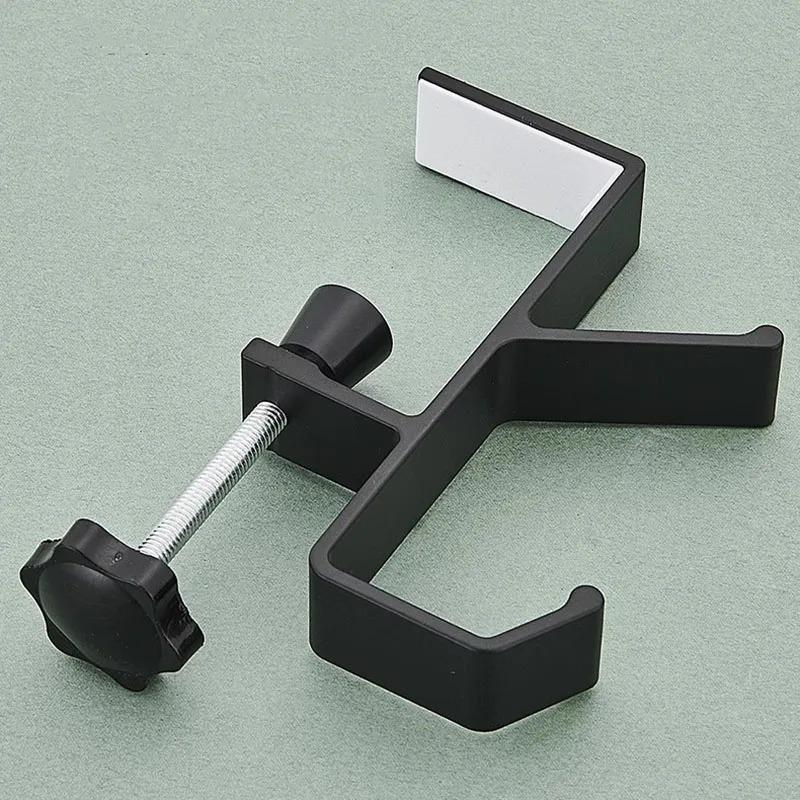 Регулируемый крючок для края стола, 1 шт., игровая гарнитура, настольная вешалка для хранения рюкзака, подвесной крючок-держатель, органайзер для домашнего офиса без ударов