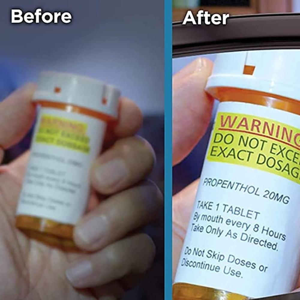 Max Glasses, Лупа для чтения 160%, Перезаряжаемые и Беспроводные очки-лупа для рукоделия, ювелиров, чтения, рисования, хобби, 2 шт.