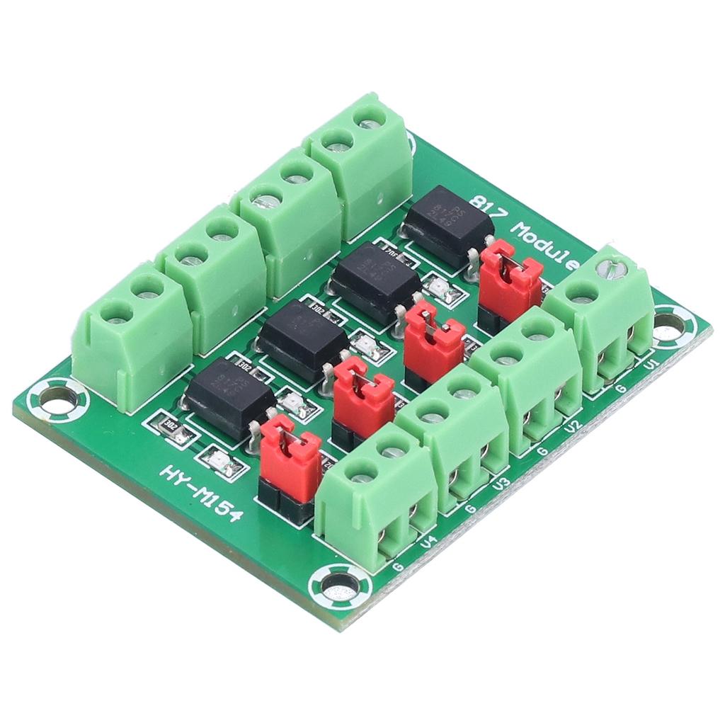 Voltage Control Adapter Module 4 Road 817 Optocoupler Anti Interference Photoelectric Isolation Modu