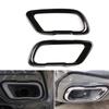 Stainless Steel Glossy Black Tail Muffler Exhaust Pipe Output Cover Parts Trim For BMW X5 G05 X6 G06 X7 G07  -  M