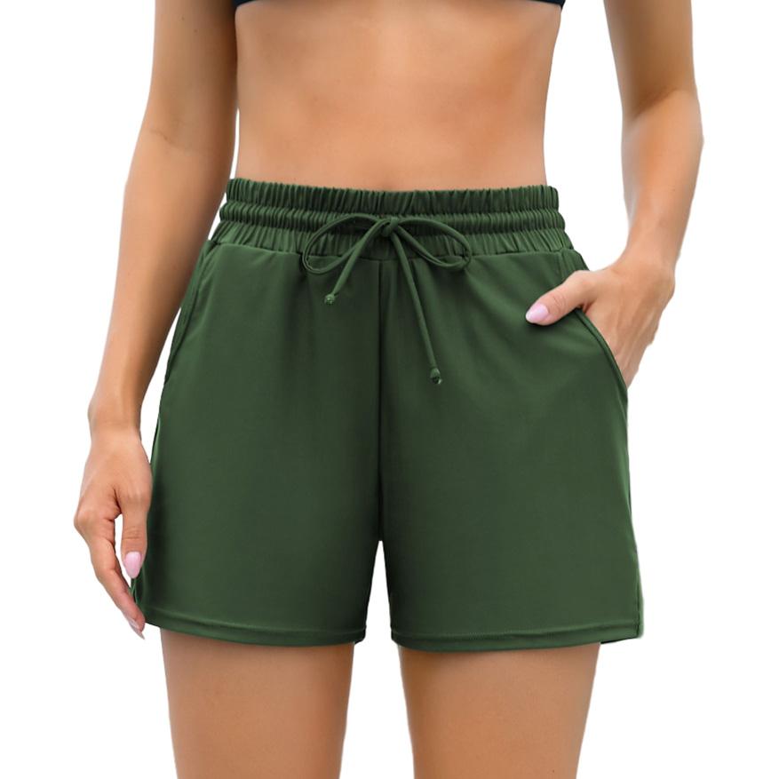 CHARMLEAKS Женские шорты для плавания Charmo, однотонные плавки-танкини с ремешками, трусы для плавания, шорты для мальчиков с карманами