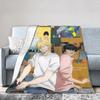 Пледы с символикой аниме Banana Fish, теплые, уютные, пушистые, для дивана, 50x60 дюймов, разных размеров, покрывало