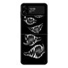 Terror Demon Smile Teeth Phone Case For Samsung Galaxy Z Flip 4 Z Flip3 5g Shell For Galaxy Z Flip Hard Cover Couqe