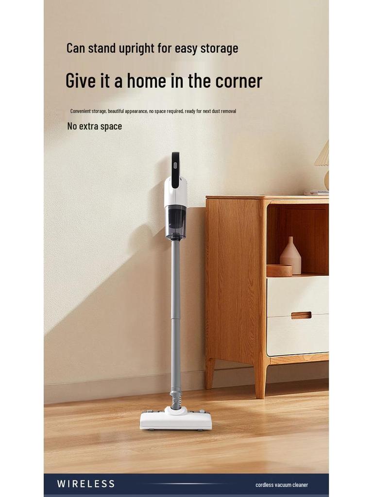 Беспроводной ручной пылесос и швабра: Мощное всасывание, удаление клещей, перезаряжаемый, все-в-одном для домашнего использования