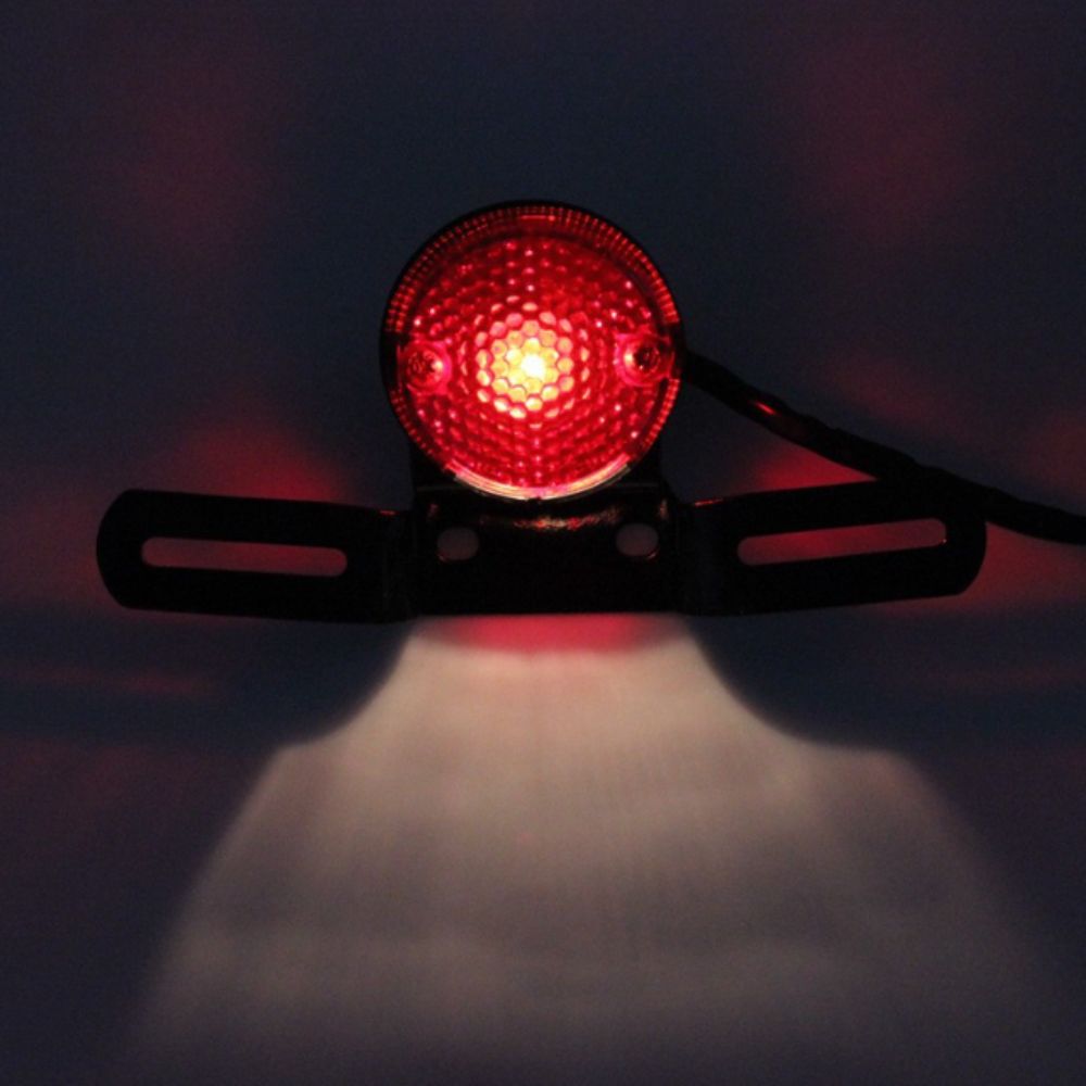 1 шт. 12 В Кронштейн стоп-сигнала мотоцикла Светодиодный задний фонарь для кафе-рейсера, квадроцикла, боббера