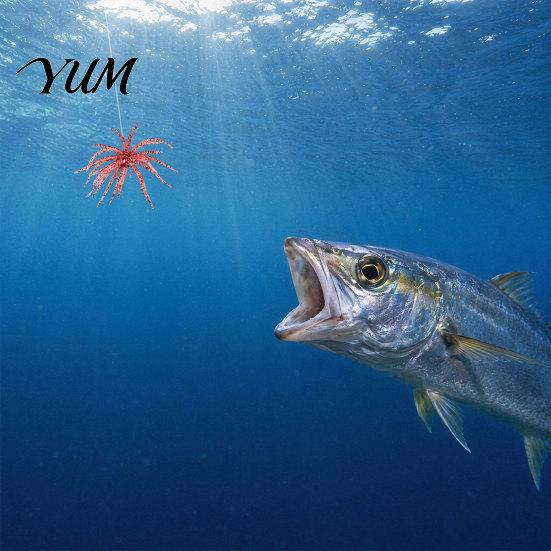 Tear Resistant Soft Baits 2Pcs Bionic Sea Urchin Lure, 11cm/10g Floating Topwater Artificial Elastic TPE Bait, Fuzzy Lure for Freshwater Saltwater