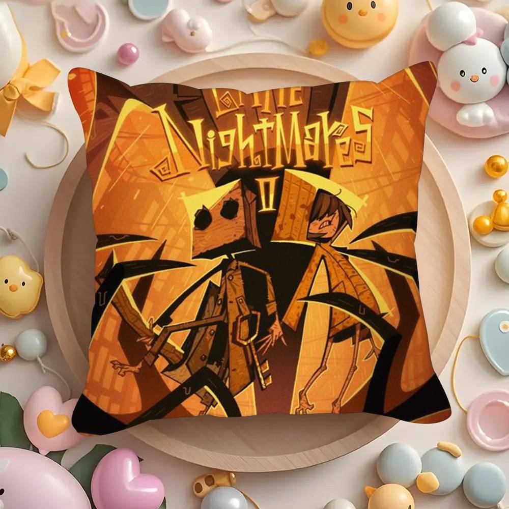 Игра L-Little Nightmares Ужасы Наволочки чехлы для подушек гостиные диваны домашний декор подарки
