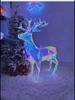 Рождественский лазерный волшебный лось: Уличное светящееся украшение в виде оленя для торговых центров и баров