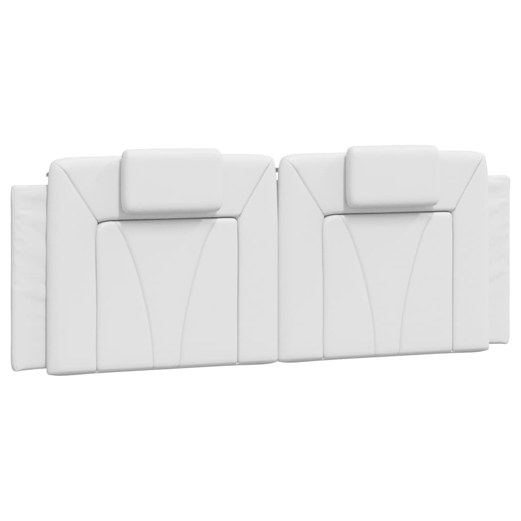 Vidaxl Poduszka Na Wezgłowie, Biała, 120 Cm, Sztuczna Skóra