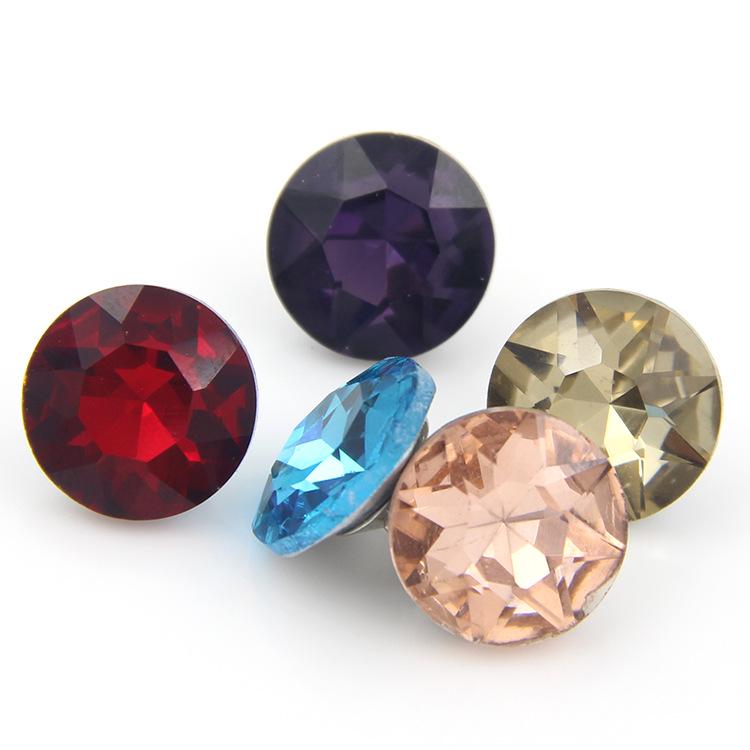 Sanai Crystal & Colored Diamond Buttons for Ladies' Clothing & Men's Shirts