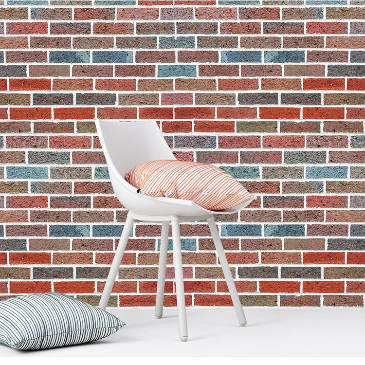 Бесшовные обои для гостиной и спальни с кирпичной стеной(45см*300см)