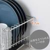 Shimomura Kikaku Подставка для сушки посуды на 3–4 персоны, в которую можно положить посуду. Поддон над раковиной, на котором не видно известкового налета. Подходит для различных
