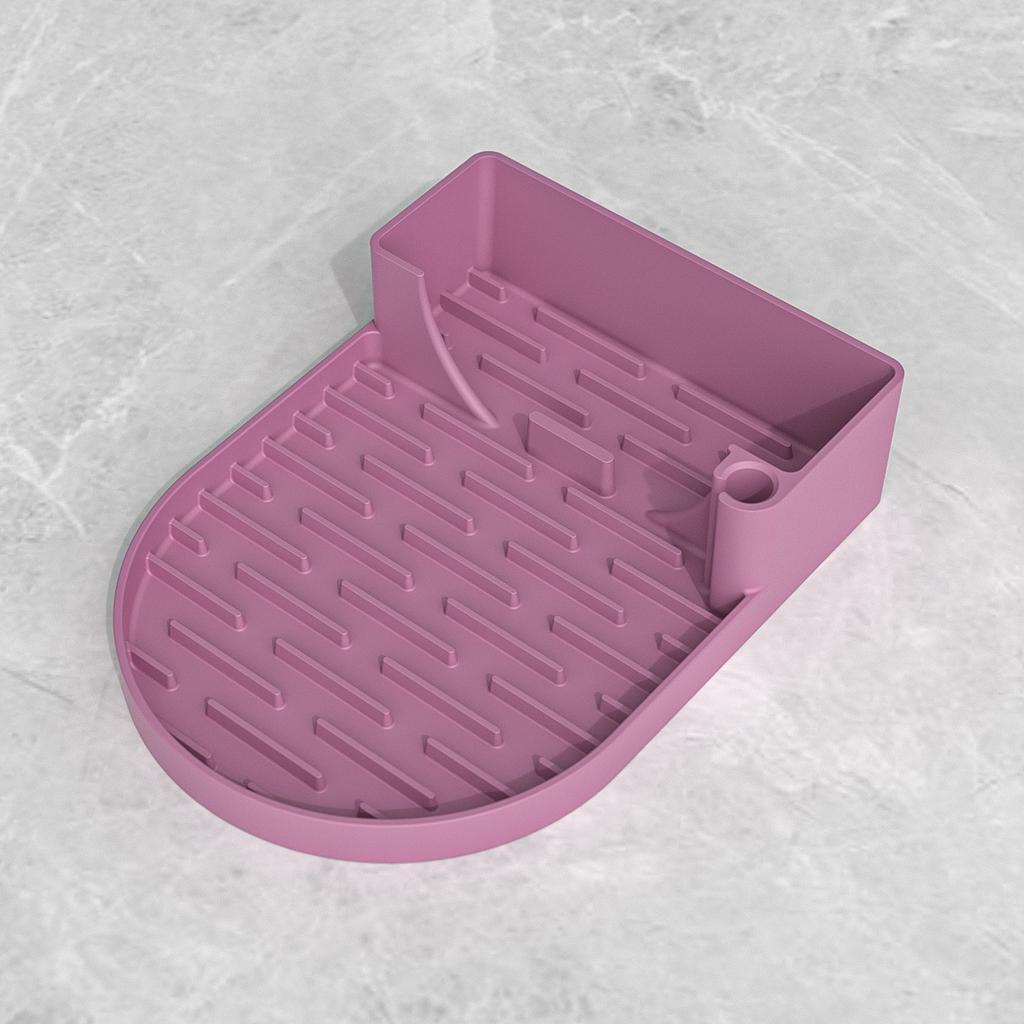 Silicone Water Bottle & Tumbler Drain Rack - Fits 40oz/30oz Cups, Perfect for Sports & Outdoor Activities