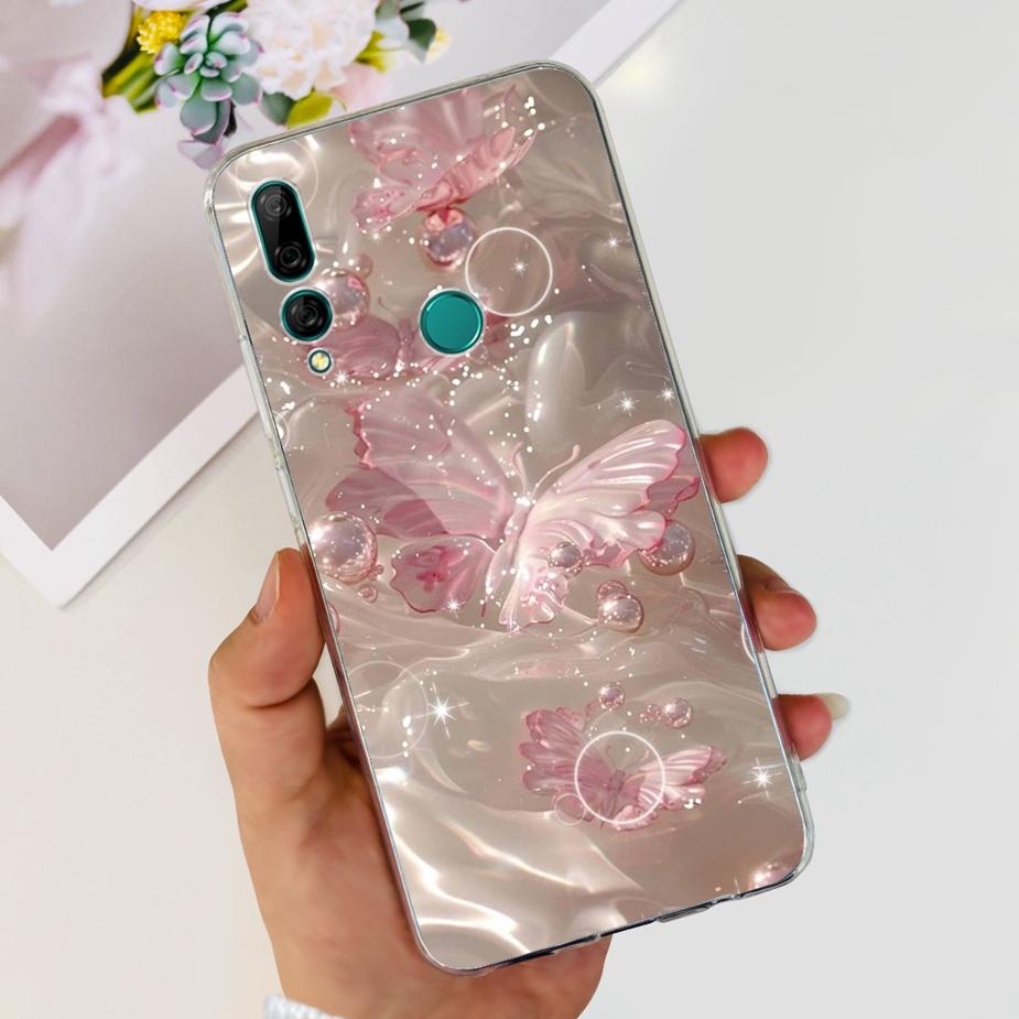Чехол для Huawei Y9 Prime 2019 STK-L21 STK-L22 Новый модный окрашенный чехол Прозрачный силиконовый чехол для чехла телефона Huawei Y9 Prime 2019